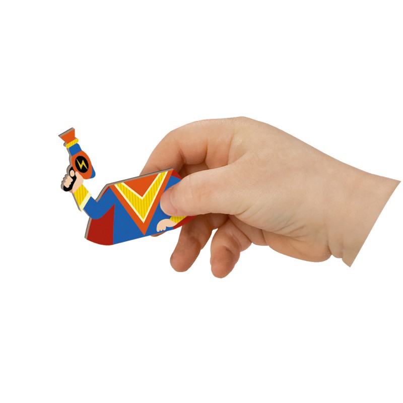 Janod, Magnetibook - Verkleedfeest jongens, 11.2719