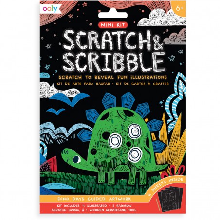 Mini Scratch & Scribble Art Kit - Vissen, Ooly