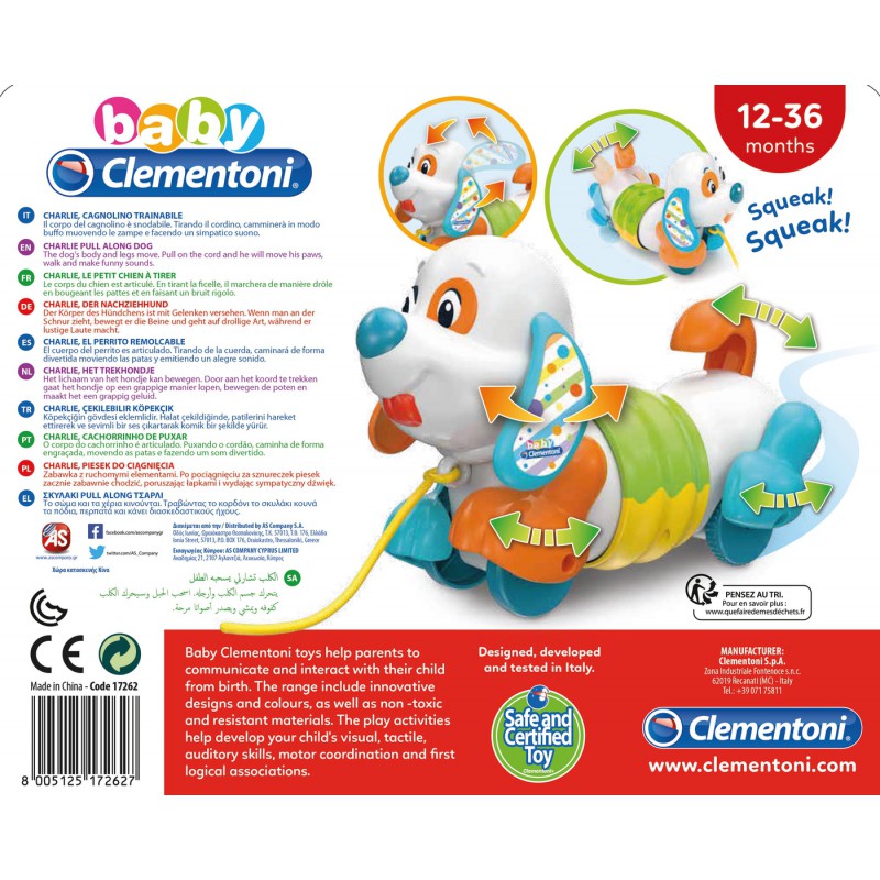 Clementoni Baby - Hond Pull Along