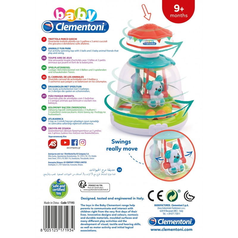 Clementoni Baby - Dieren Draaitol