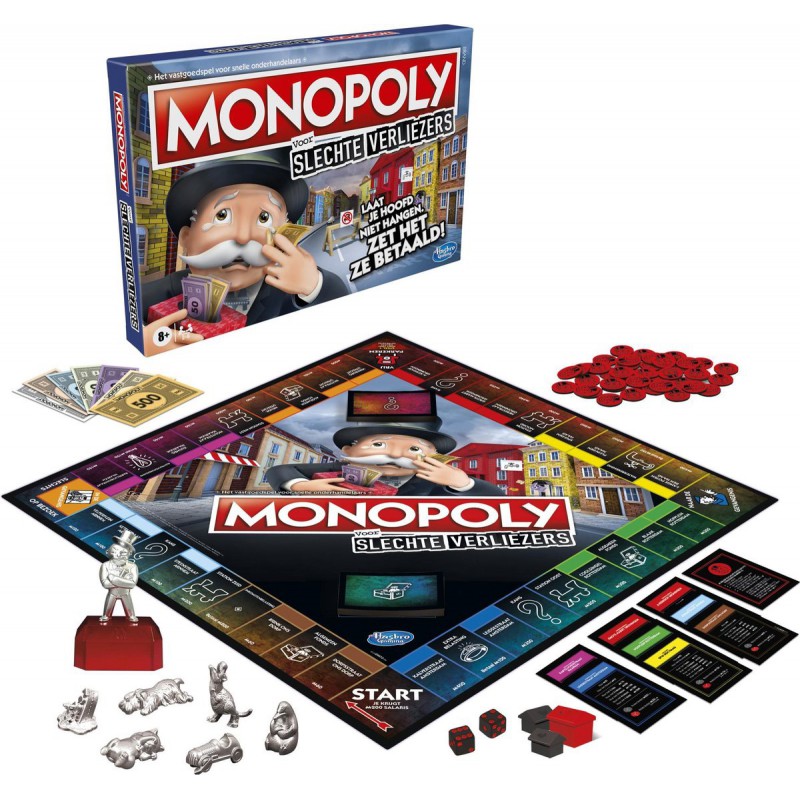 Monopoly Slechte Verliezers - Bordspel, Hasbro