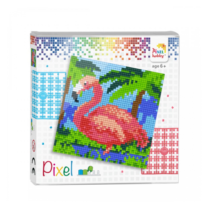 Pixel Set - Flamingo