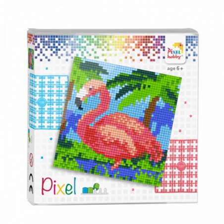 Pixel Set - Flamingo