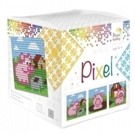 Pixel kubus - Varkens