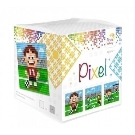 Pixel kubus - Voetbal