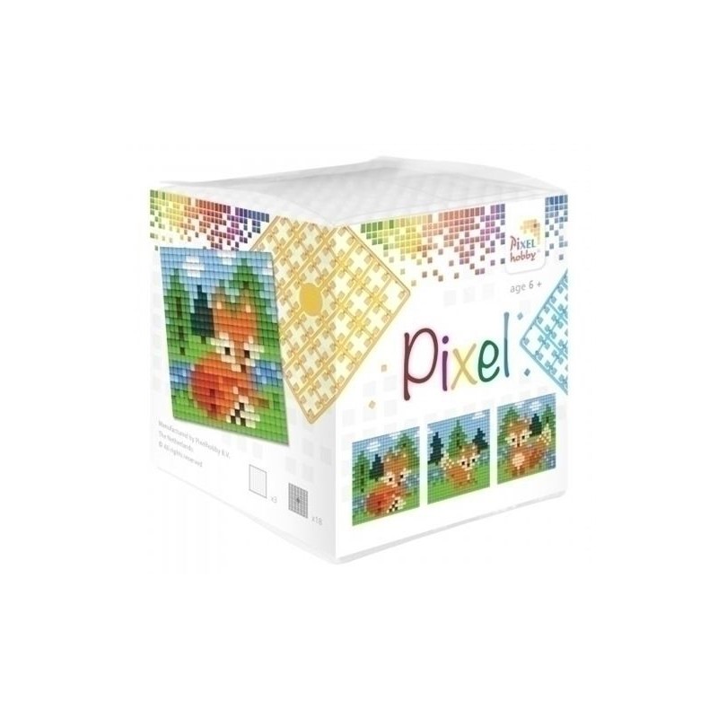 Pixel kubus - Vosjes