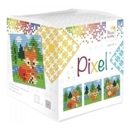Pixel kubus - Vosjes