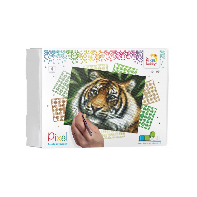 Tijger - 4 basisplaten