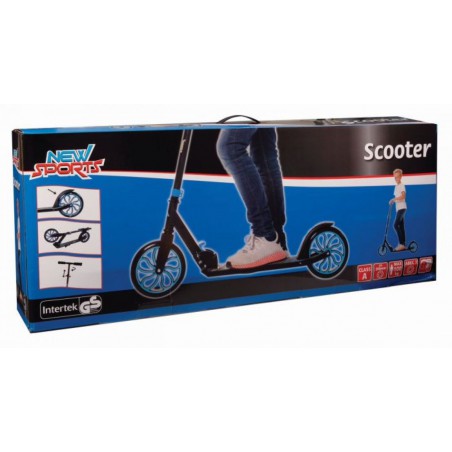 Step/scooter Blauw-Zwart 200mm, Abec 7