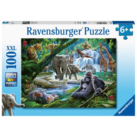 Jungle dieren 100 stukjes Ravensburger