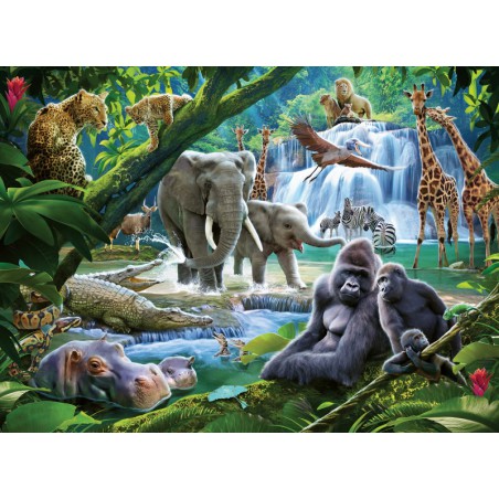 Jungle dieren 100 stukjes Ravensburger