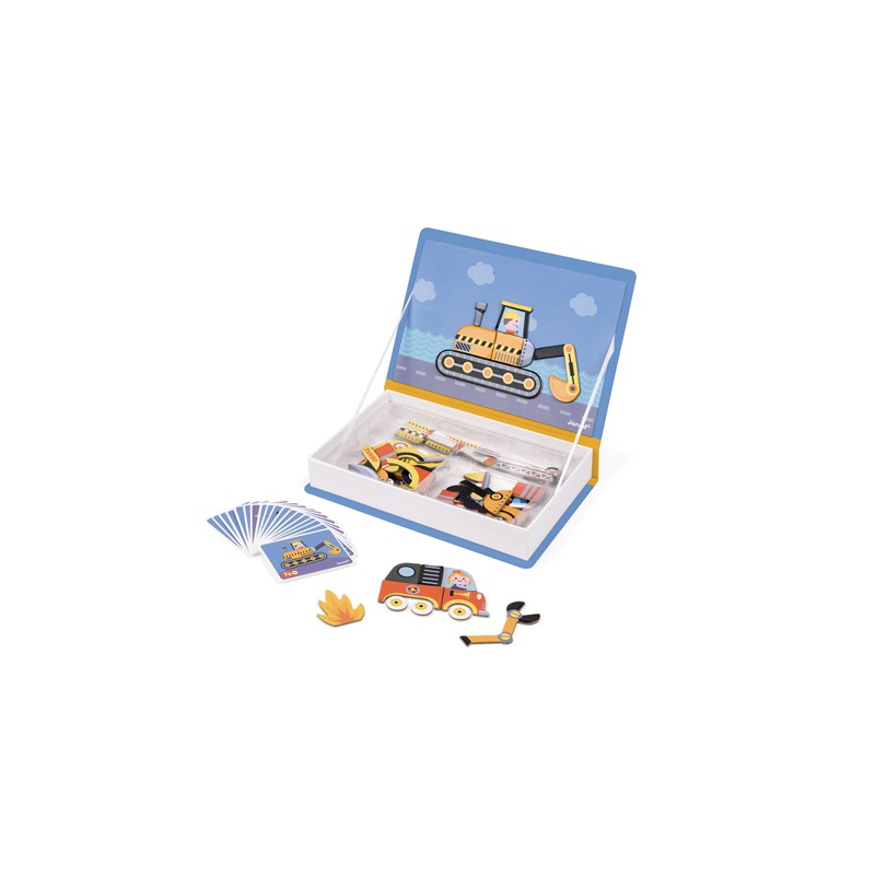 Janod, Magnetibook - Racers, 11.2715