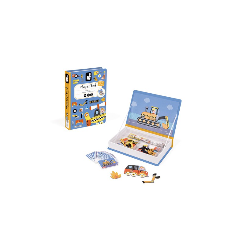 Janod, Magnetibook - Racers, 11.2715