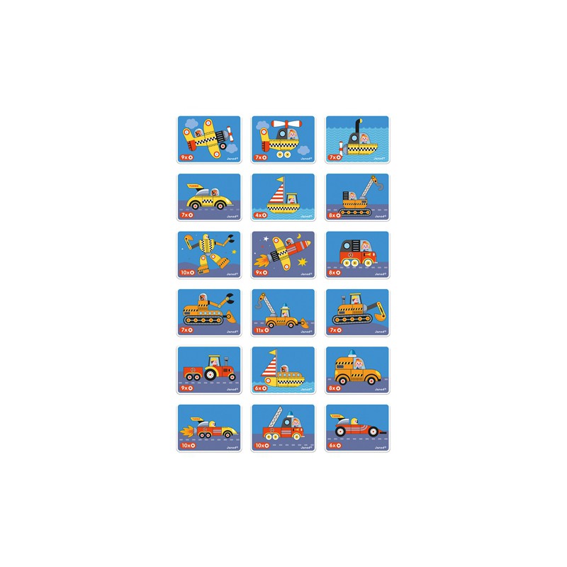 Janod, Magnetibook - Racers, 11.2715