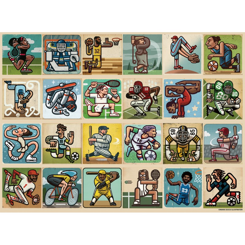 Geweldige atleten 300XL stukjes Ravensburger