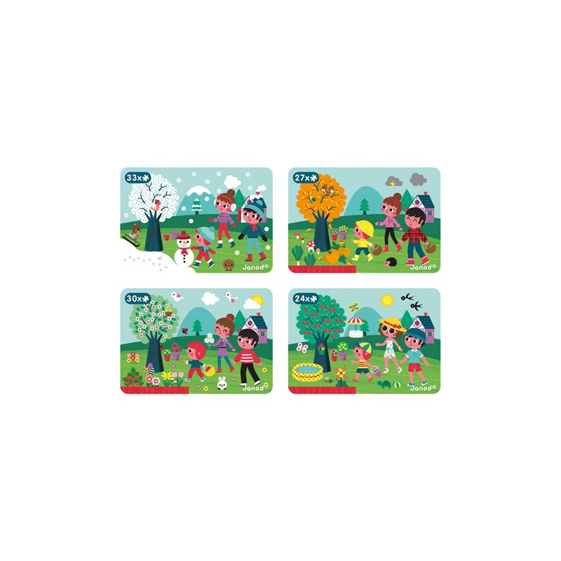 Janod, Magnetibook - 4 Seizoenen, 11.2721