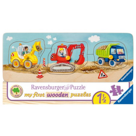 De kleine bouwplaats 3 stukjes, Ravensburger