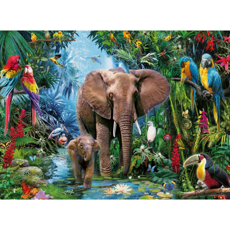 Olifanten in de jungle 150 stukjes Ravensburger