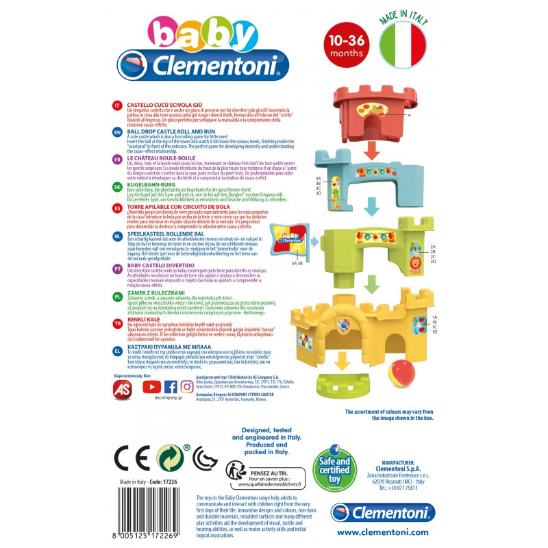 Clementoni Baby - Kasteel en Ballenbaan