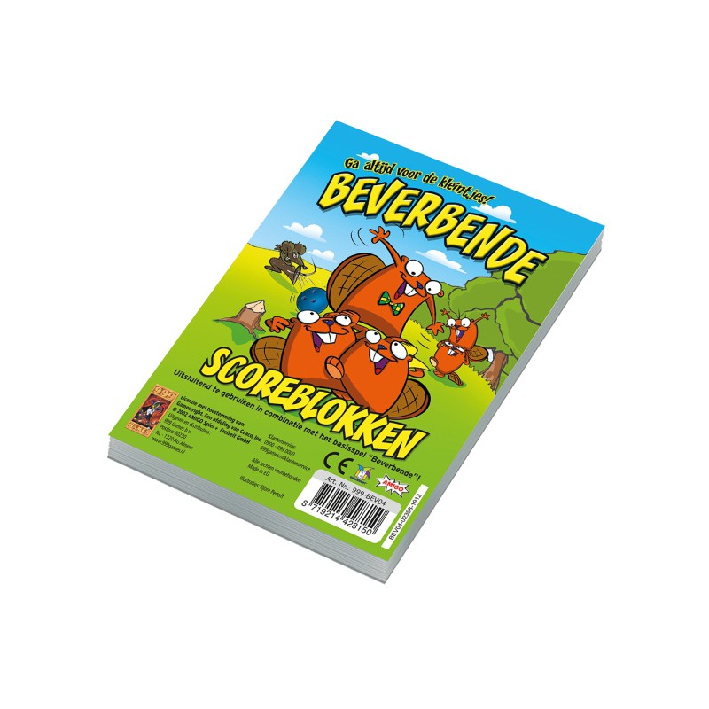Beverbende Scoreblokken - Kaartspel, 999 games