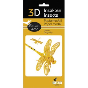 Fridolin - 3D Papiermodel Dragonfly