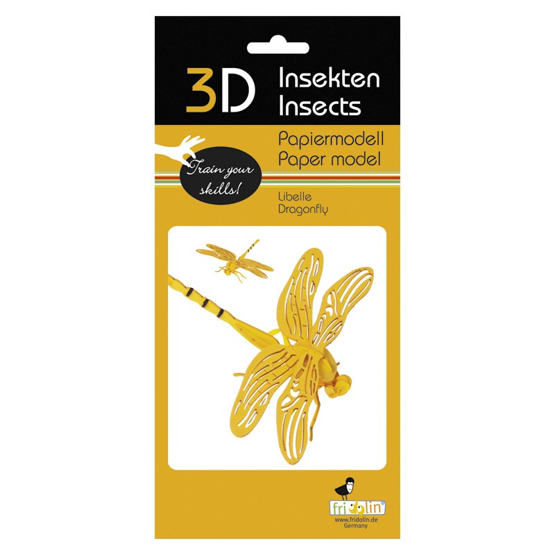 Fridolin - 3D Papiermodel Dragonfly