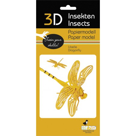 Fridolin - 3D Papiermodel Dragonfly