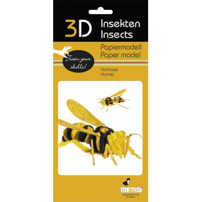 Fridolin - 3D Papiermodel Hornet