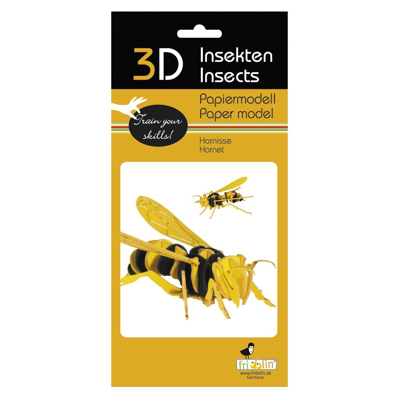 Fridolin - 3D Papiermodel Hornet