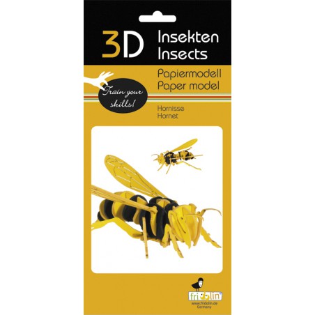 Fridolin - 3D Papiermodel Hornet