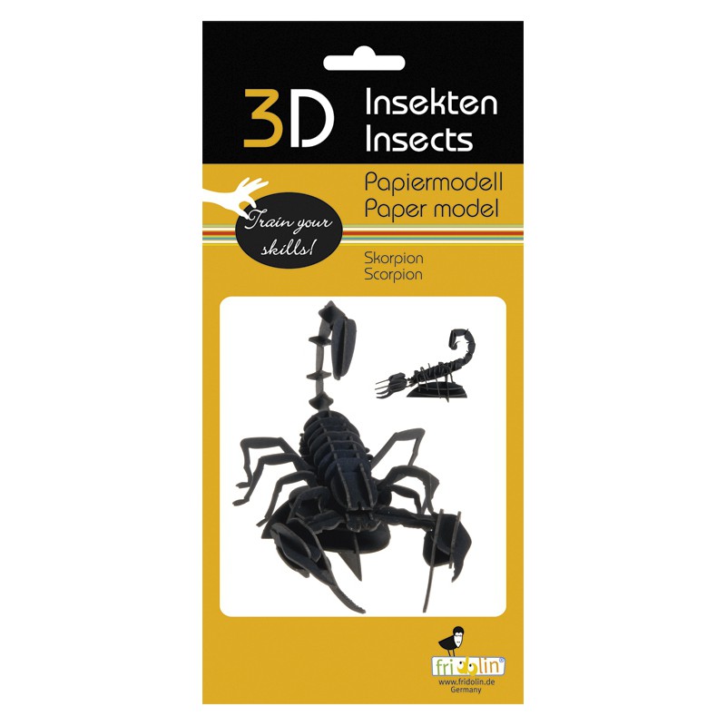 Fridolin - 3D Papiermodel Scorpion
