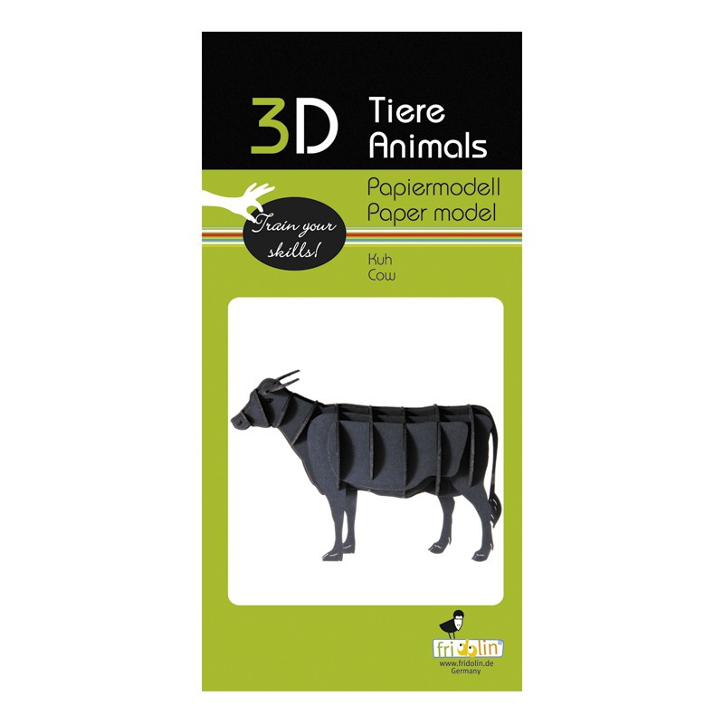 Fridolin - 3D Papiermodel Cow