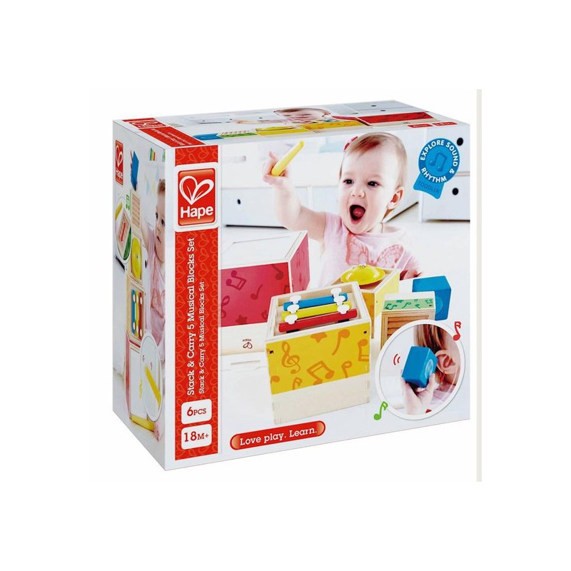 Stapelbare muziekset, Hape