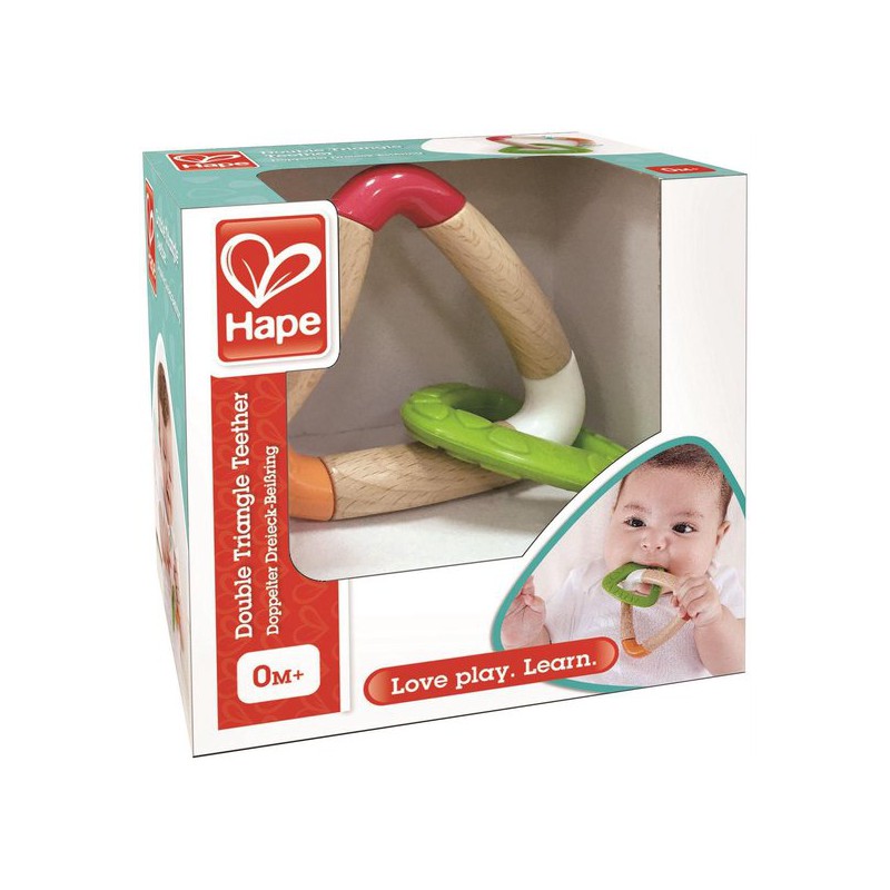 Bijtdriehoek met Handvat 10 cm, Hape