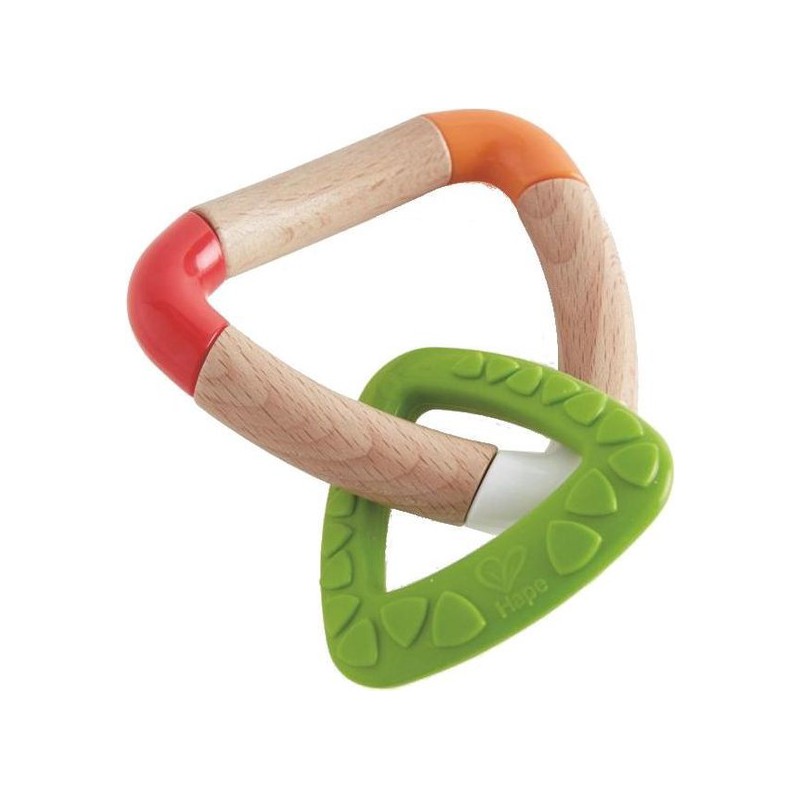 Bijtdriehoek met Handvat 10 cm, Hape