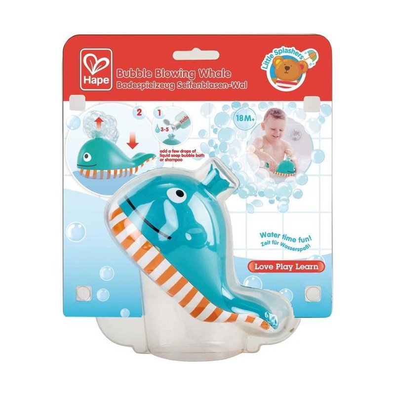 Bellenblazende Walvis 15 cm, Hape