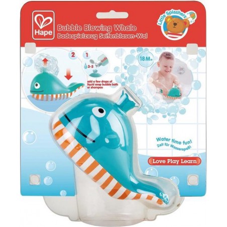 Bellenblazende Walvis 15 cm, Hape