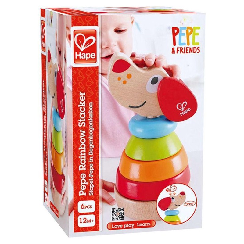 Pepe Regenboog Stapeltoren, Hape