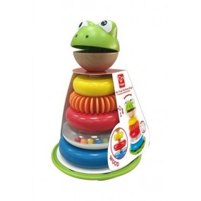 Houten Stapelringen Meneer Kikker, Hape