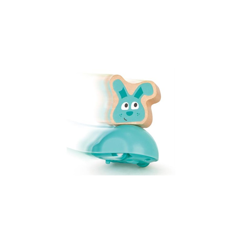 Push & Run Puppy - Blauw, Hape