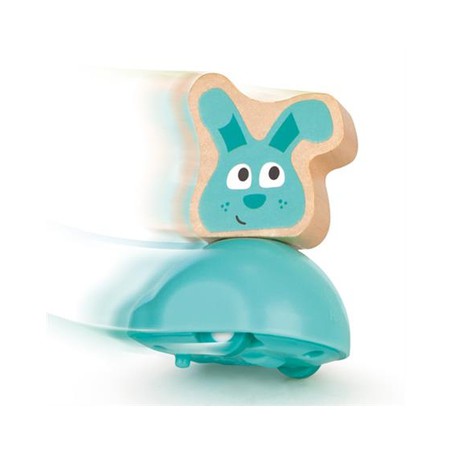 Push & Run Puppy - Blauw, Hape