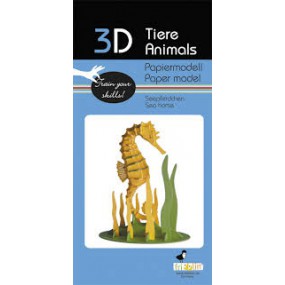 Fridolin - 3D Papiermodel Seahorse