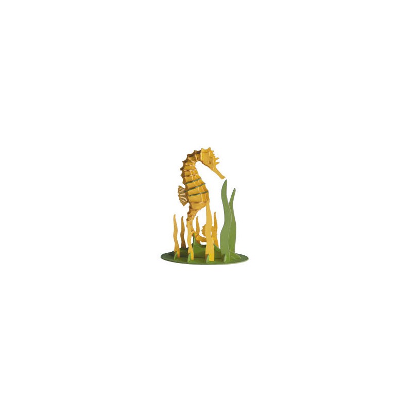Fridolin - 3D Papiermodel Seahorse