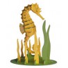 Fridolin - 3D Papiermodel Seahorse
