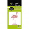 Fridolin - 3D Papiermodel Flamingo