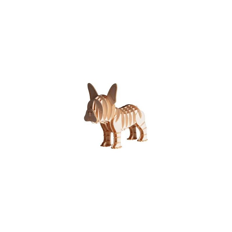 Fridolin - 3D Papiermodel Buldog