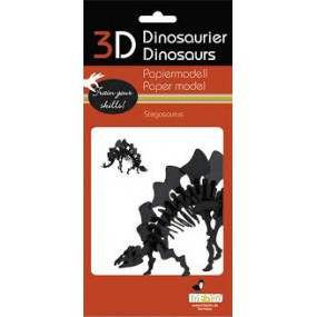 Fridolin - 3D Papiermodel Stegosaurus