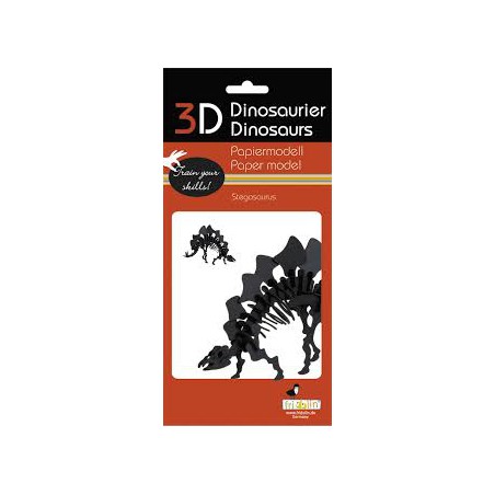 Fridolin - 3D Papiermodel Stegosaurus