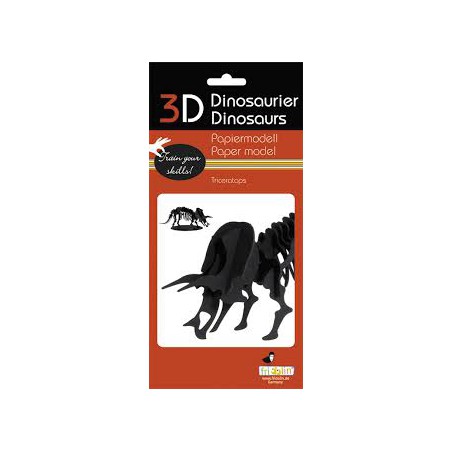 Fridolin - 3D Papiermodel Triceratops