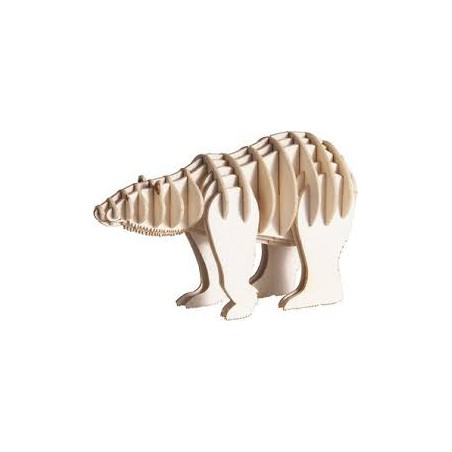 Fridolin - 3D Papiermodel Polar Bear